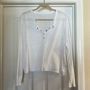 White Aerie Henley